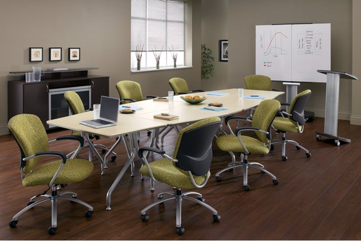 現代風格會議室裝修設計效果圖